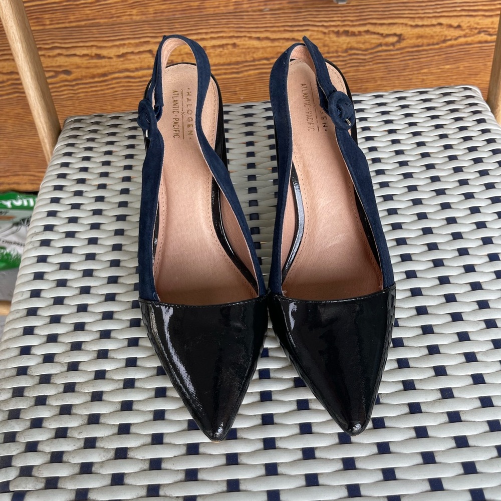 Halogen x Atlantic-Pacific Women's Slingback Pump Sz 7M - Picture 3 of 9